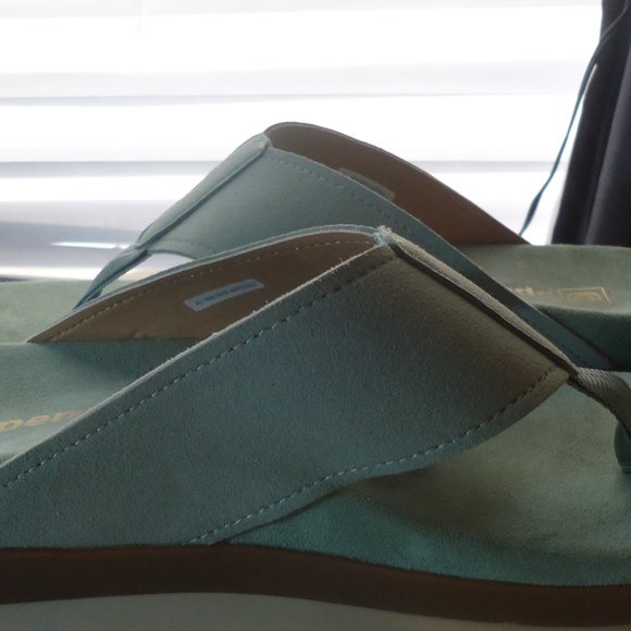 SPENCO Orthotic Thong Sz 10 Seafoam Green - Picture 3 of 15